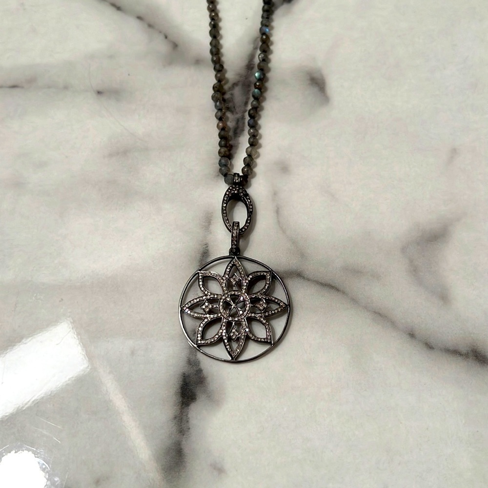 Diamond pendant charm